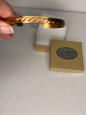 Southfork Ranch Copper Cuff Bracelet Braided 1/4 in Width